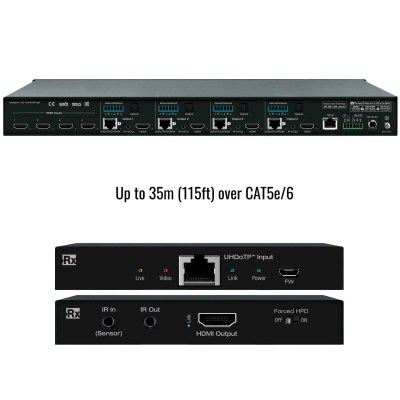 video wall processor rear